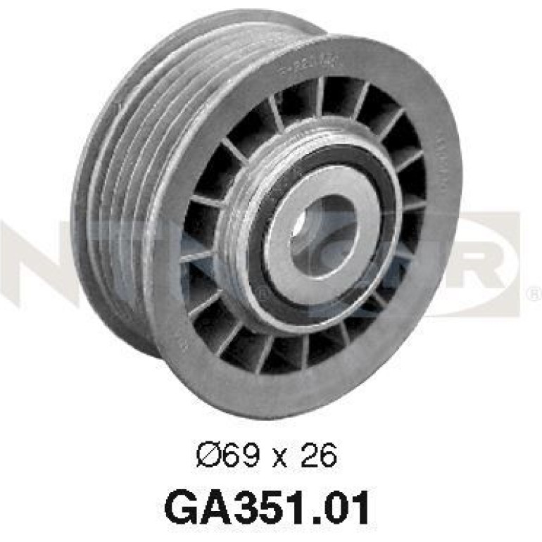 SNR Umlenk-/Führungsrolle, Keilrippenriemen GA351.01 SNR Umlenk-/Führungsrolle, Keilrippenriemen GA351.01