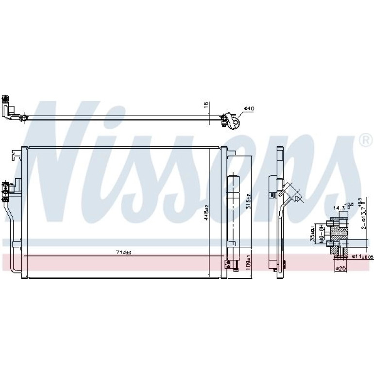 Kondensator PKW 94917 Kondensator PKW 94917