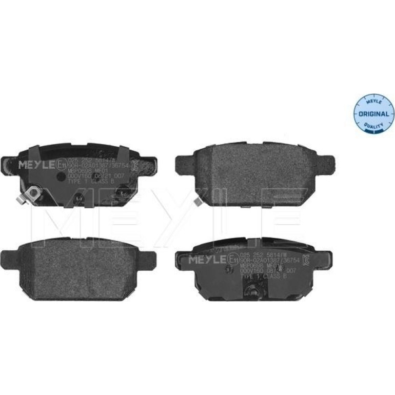 Bremsbelagsatz Suzuki T. Swift 10- Mit Sensor 025 252 5814/W Bremsbelagsatz Suzuki T. Swift 10- Mit Sensor 025 252 5814/W