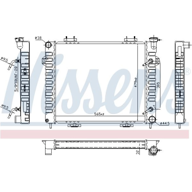 Wasserkühler PKW 609901 Wasserkühler PKW 609901