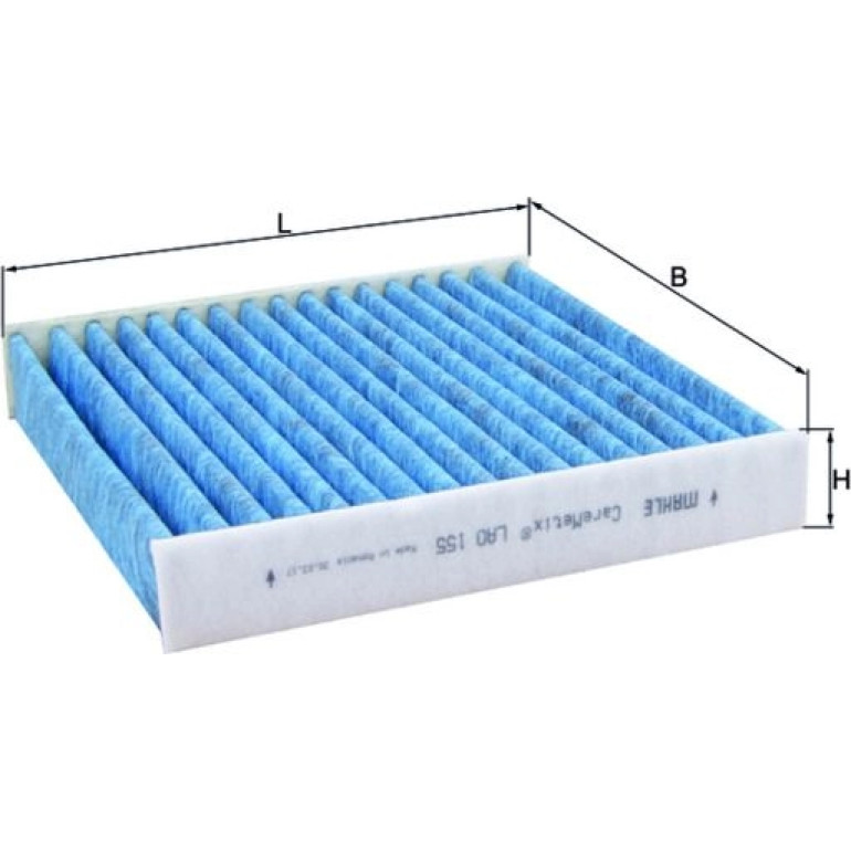 MAHLE Filter, Innenraumluft LAO 155 MAHLE Filter, Innenraumluft LAO 155