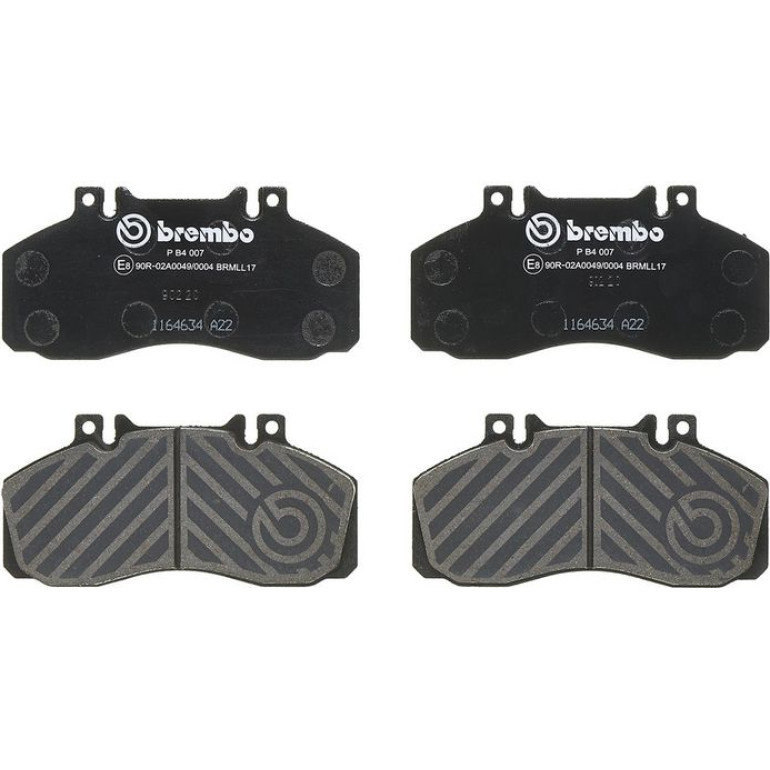 BREMBO Bremsbelagsatz, Scheibenbremse P B4 007 BREMBO Bremsbelagsatz, Scheibenbremse P B4 007