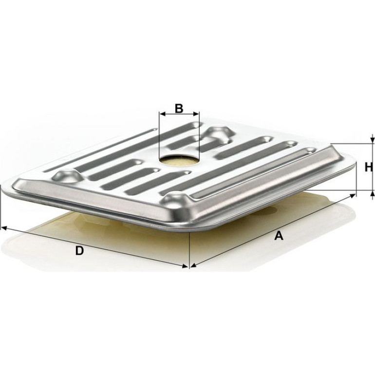 Mann & Hummel Automatikgetriebeölfilter PKW H 2019 KIT 2