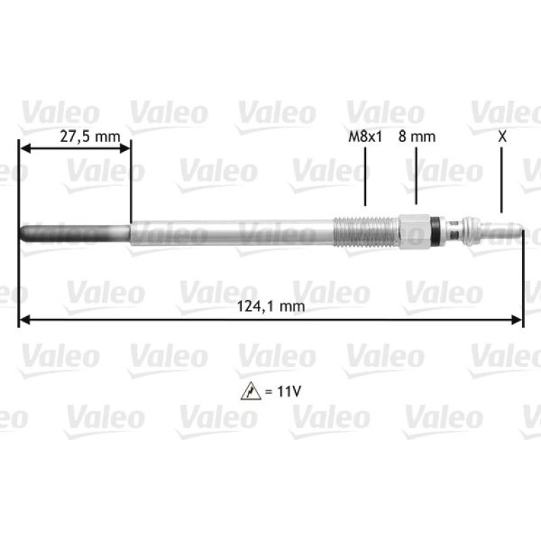 VALEO Glühkerze 345138 VALEO Glühkerze 345138