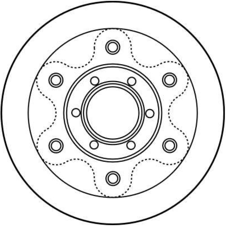 40 481 061 Bremsscheibe VA DF2788S 40 481 061 Bremsscheibe VA DF2788S