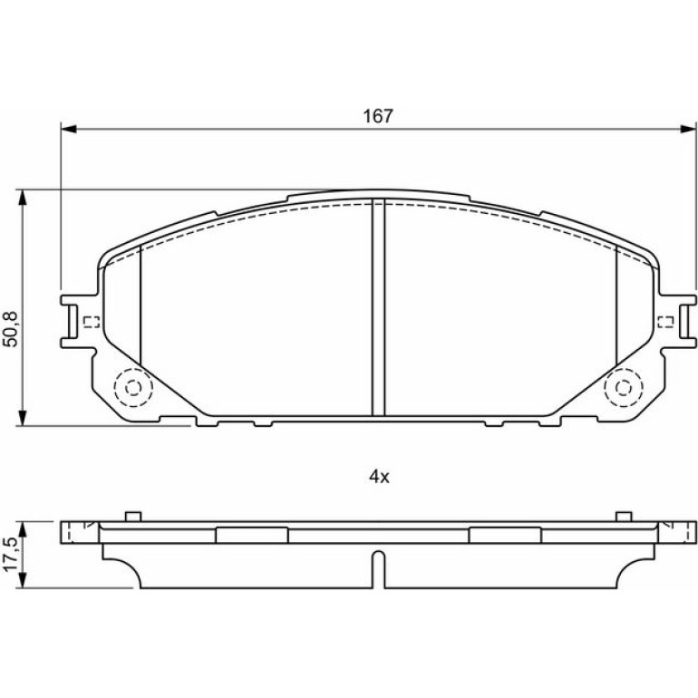 Bremsbelag 0 986 495 404 Bremsbelag 0 986 495 404