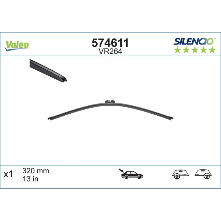 VM264 VALEO Silencio X.TRM HECK 574611 VM264 VALEO Silencio X.TRM HECK 574611