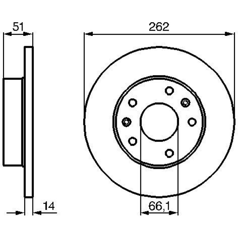 Bremsscheibe VA 0 986 478 991 Bremsscheibe VA 0 986 478 991