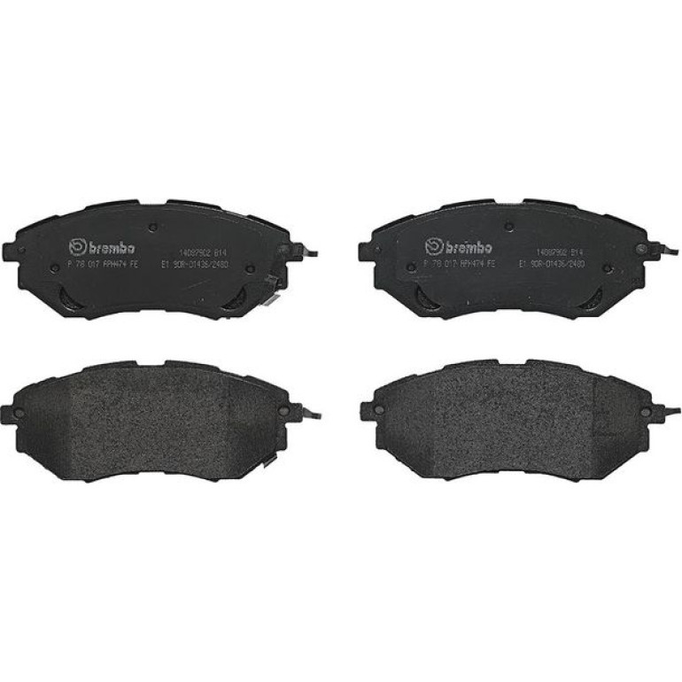 BREMBO Bremsklötze VA P 78 017 BREMBO Bremsklötze VA P 78 017