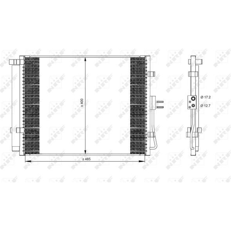 Kondensator, Klimaanlage 35984 Kondensator, Klimaanlage 35984