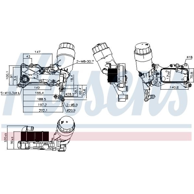 Ölkühler PKW 90836 Ölkühler PKW 90836