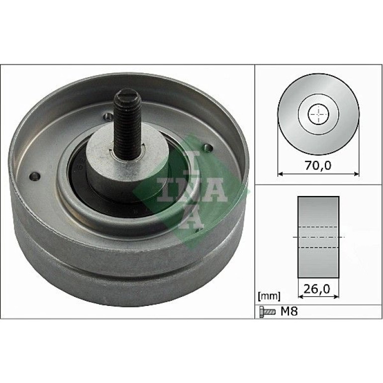 Umlenk-/Führungsrolle, Keilrippenriemen 532 0524 10 Umlenk-/Führungsrolle, Keilrippenriemen 532 0524 10