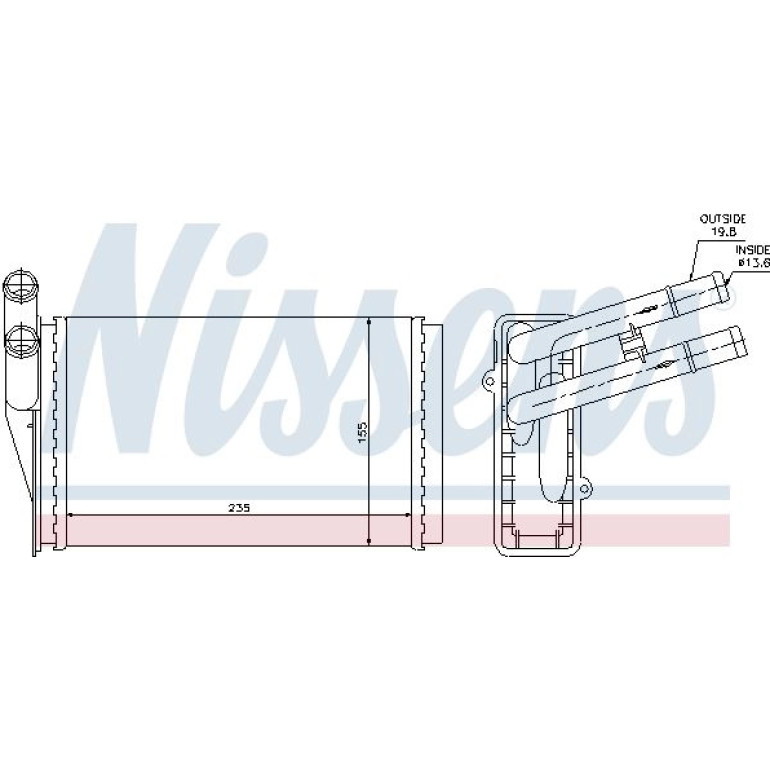 Heizkühler PKW 70224 Heizkühler PKW 70224