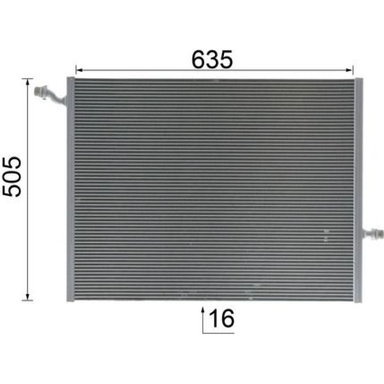 Kühler, Motorkühlung CR 2099 000P Kühler, Motorkühlung CR 2099 000P