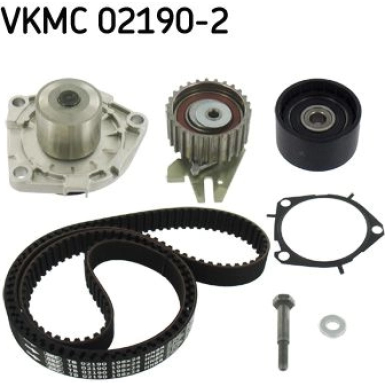 SKF Wasserpumpe + Zahnriemensatz VKMC 02190-2 SKF Wasserpumpe + Zahnriemensatz VKMC 02190-2