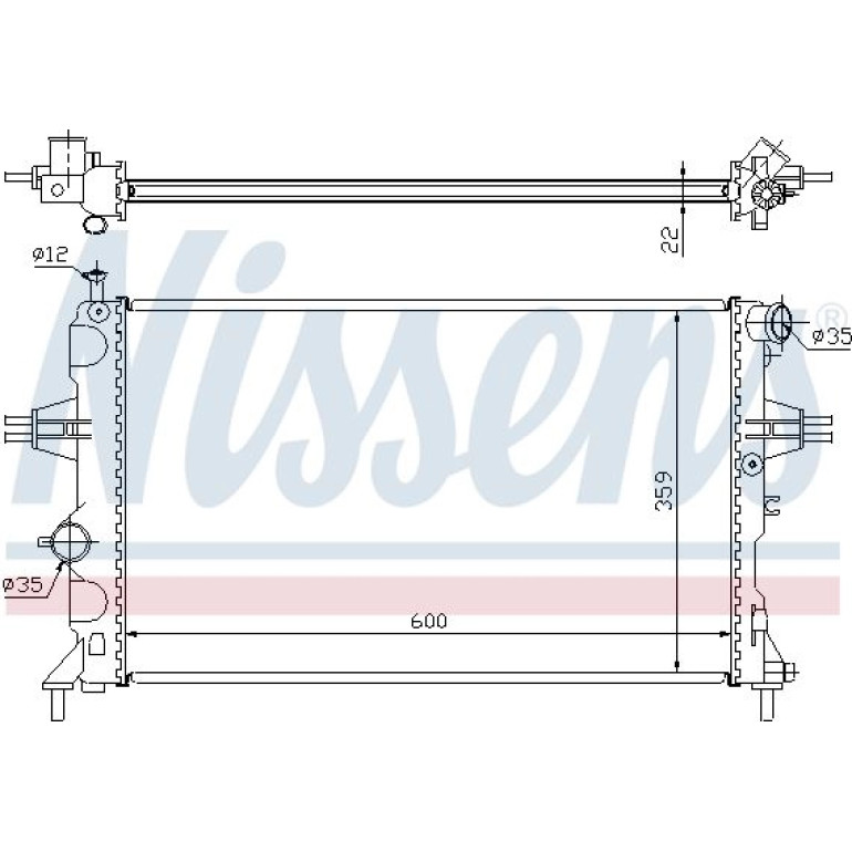 Wasserkühler PKW 630041 Wasserkühler PKW 630041