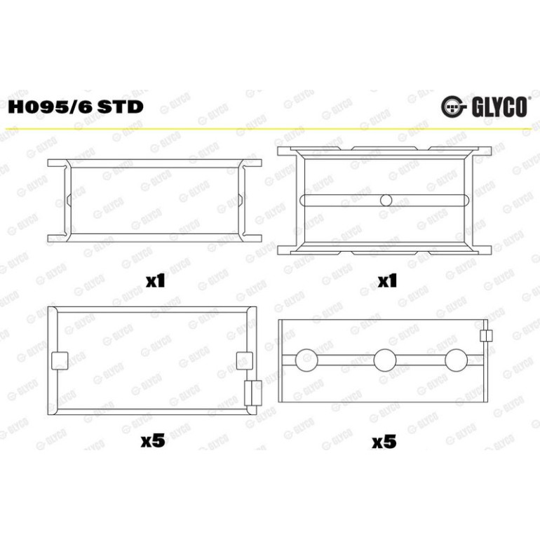 KURBELWELLENLAGER H095/6 STD KURBELWELLENLAGER H095/6 STD