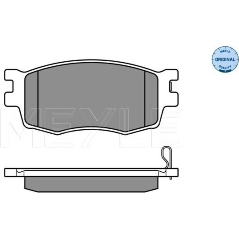 Bremsbelagsatz Hyundai P. Accent/Kia Rio 05- Mit Sensor 025 243 1717/W Bremsbelagsatz Hyundai P. Accent/Kia Rio 05- Mit Sensor 025 243 1717/W