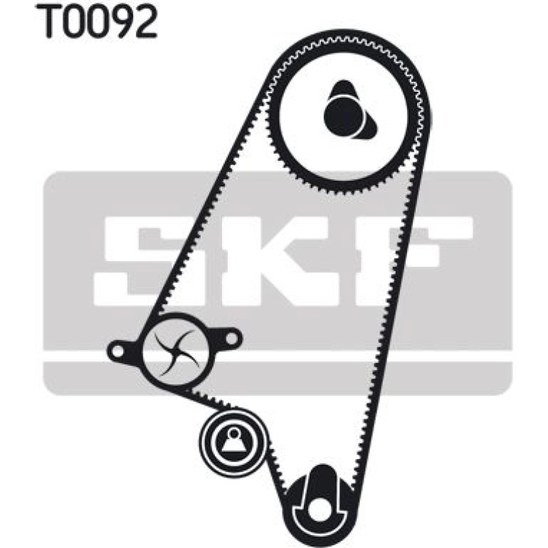 SKF Wasserpumpe + Zahnriemensatz VKMC 90008 SKF Wasserpumpe + Zahnriemensatz VKMC 90008