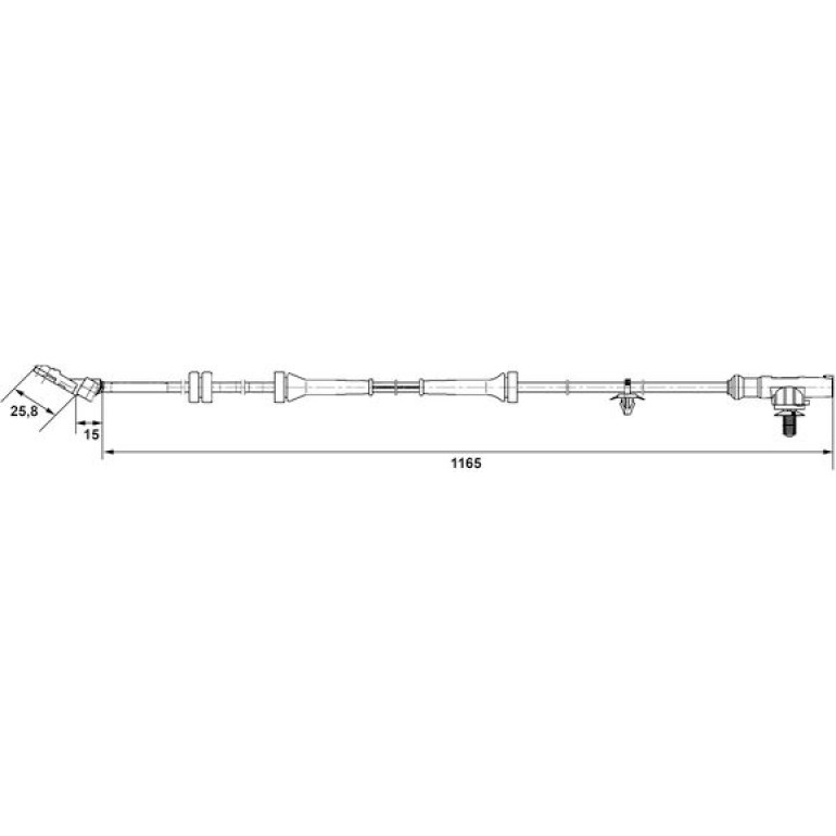 85 403 034 Sensor, Raddrehzahl VA 0 265 007 537