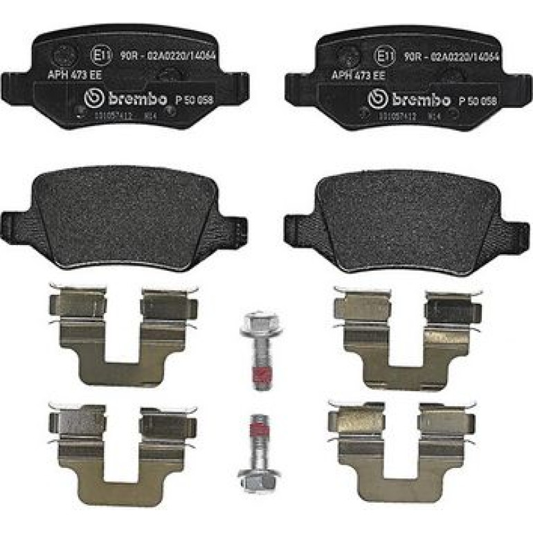 BREMBO Bremsklötze HA P 50 058 BREMBO Bremsklötze HA P 50 058