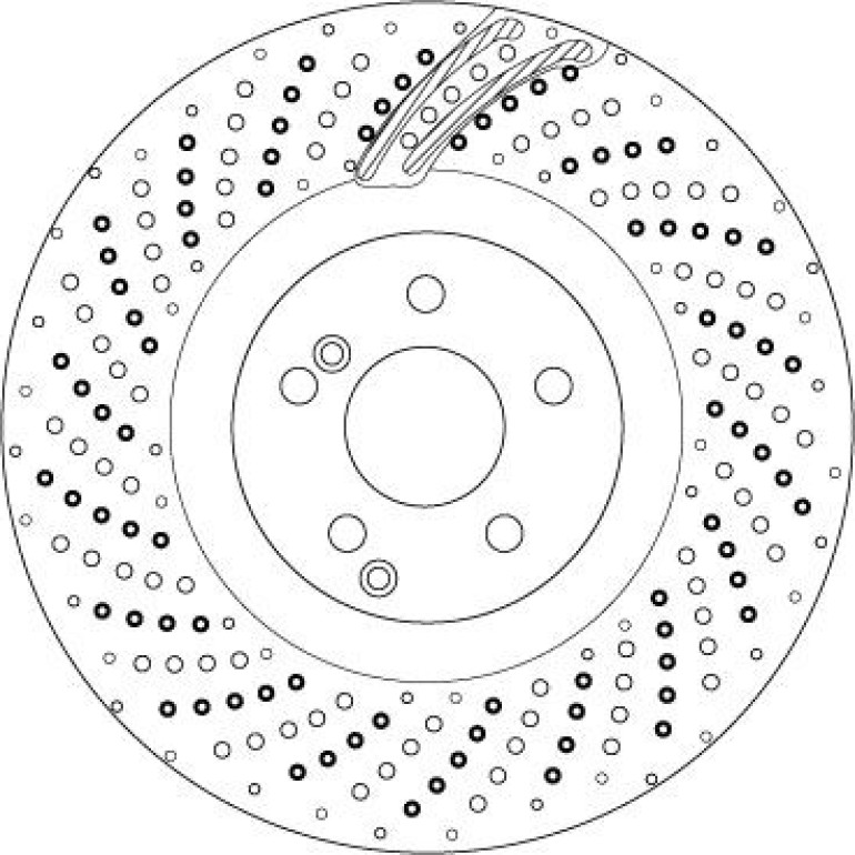 15 481 204 Bremsscheibe VA DF6873S 15 481 204 Bremsscheibe VA DF6873S