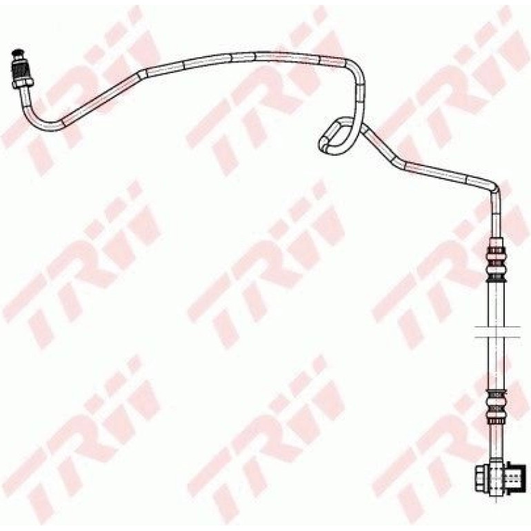 PHD941 Bremsschl HA li inkl.Rohrl PHD941 Bremsschl HA li inkl.Rohrl