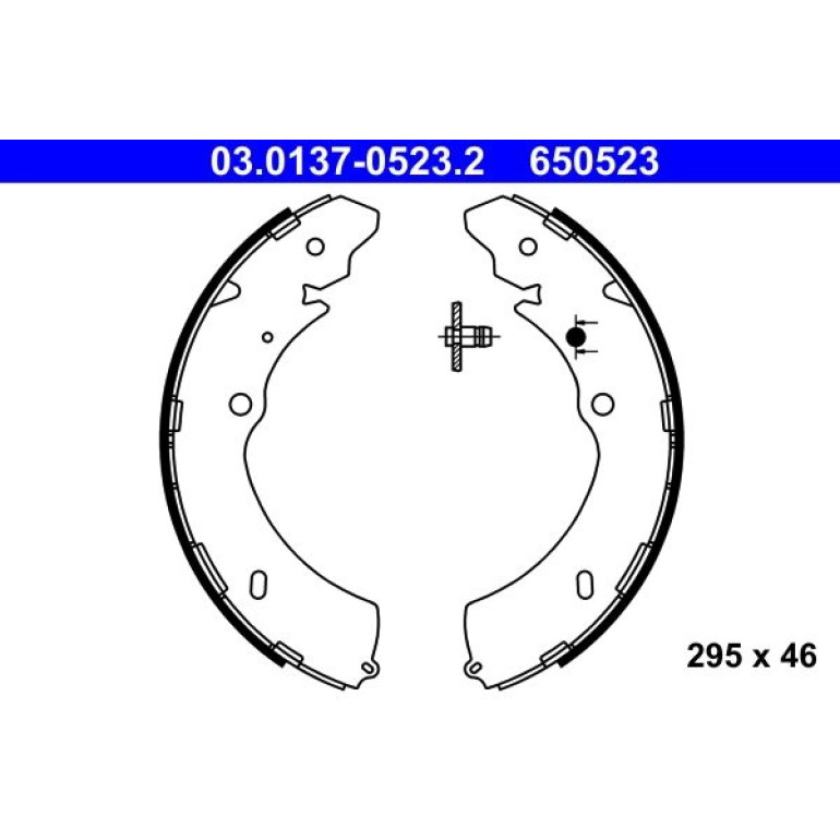 ATE Bremsbacken 03.0137-0523.2 ATE Bremsbacken 03.0137-0523.2