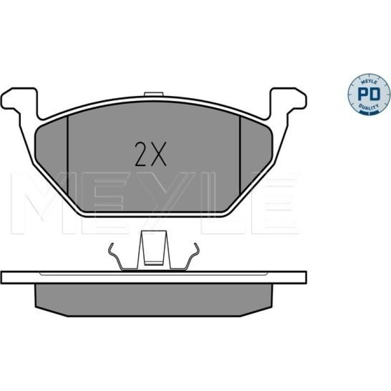 Bremsbelagsatz Vw P. Audi A3 96- Bora/Golf 4 98- Ohne Sensor 025 231 3019/PD Bremsbelagsatz Vw P. Audi A3 96- Bora/Golf 4 98- Ohne Sensor 025 231 3019/PD