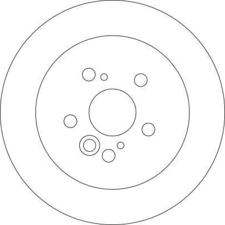 Bremsscheibe Toyota T. Rav4 DF4441 Bremsscheibe Toyota T. Rav4 DF4441