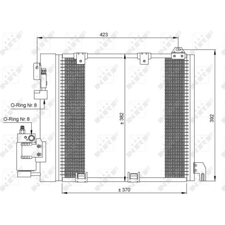 Kondensator, Klimaanlage 35302 Kondensator, Klimaanlage 35302