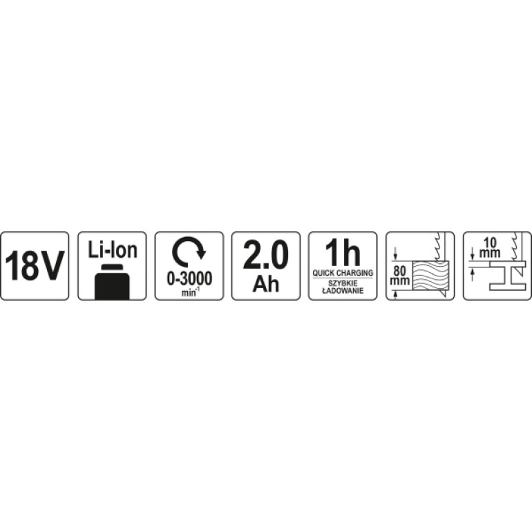 Pi A Säbel 18V YT-82814 Pi A Säbel 18V YT-82814