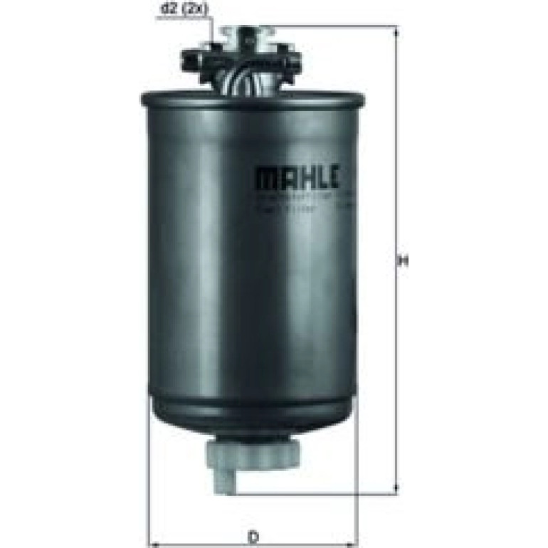 MAHLE Kraftstofffilter KL 75