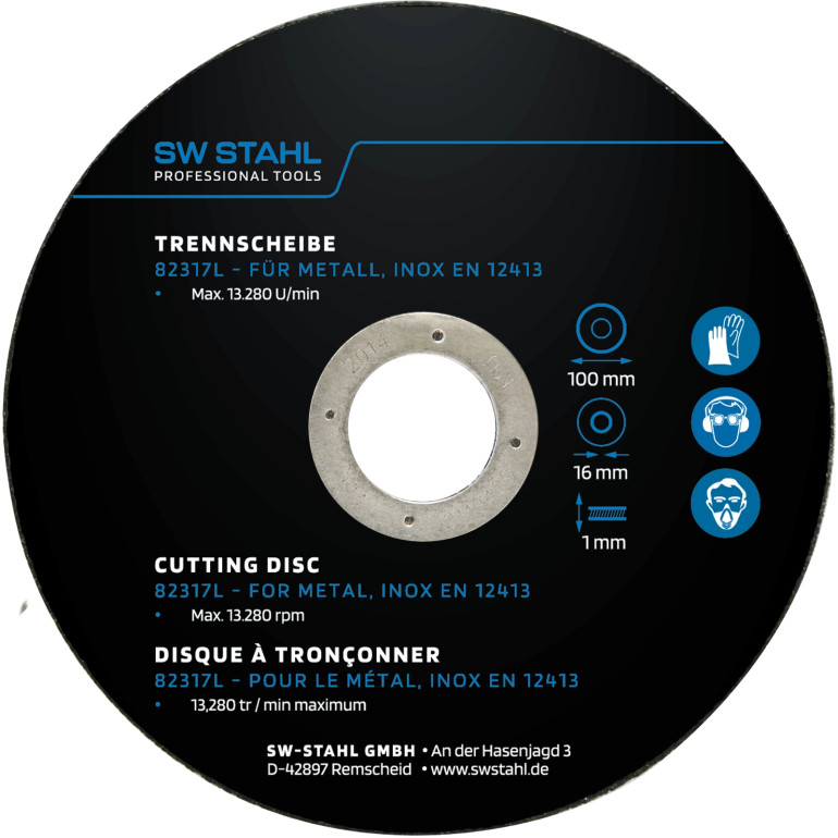 SW-Stahl Trennscheibe Dm 100 mm 10 tlg 82317L