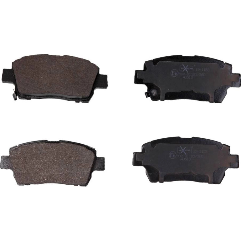 Bremsbelagsatz Toyota P. Corolla 02-/Yaris 99-/Prius 00 19-1153 Bremsbelagsatz Toyota P. Corolla 02-/Yaris 99-/Prius 00 19-1153