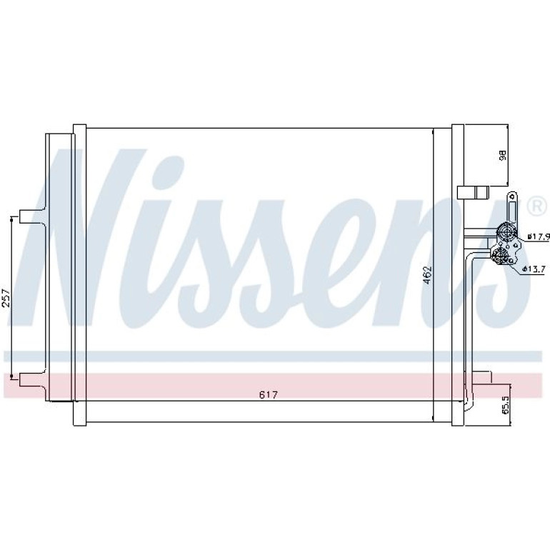 Kondensator PKW 940043 Kondensator PKW 940043
