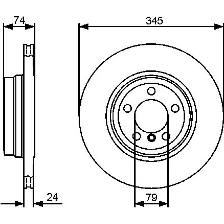 Bremsscheibe 0 986 479 440 Bremsscheibe 0 986 479 440