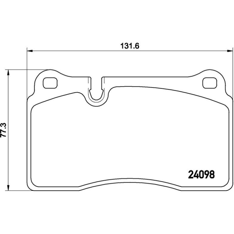 BREMBO Bremsklötze VA P 85 110