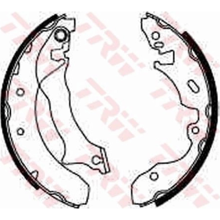 51 461 044 Bremsbacken GS8536 51 461 044 Bremsbacken GS8536