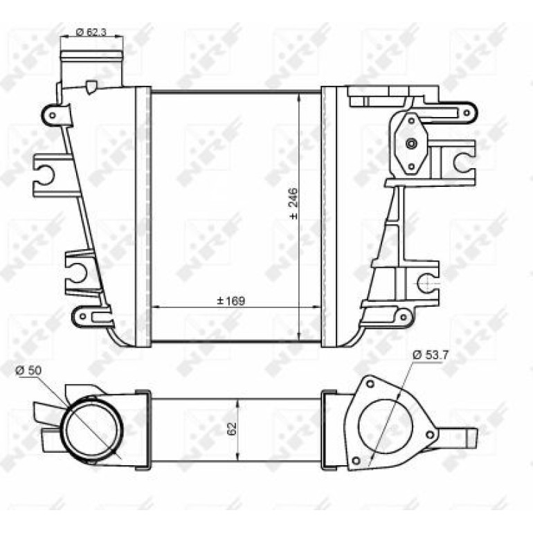 Ladeluftkühler NRF30384 Ladeluftkühler NRF30384