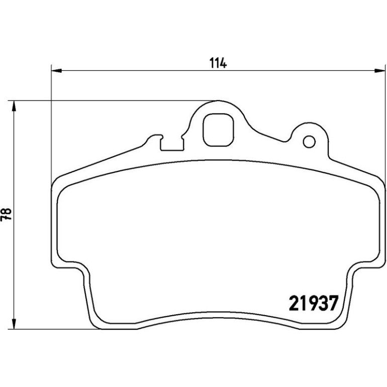 BREMBO Bremsklötze VA P 65 007 BREMBO Bremsklötze VA P 65 007