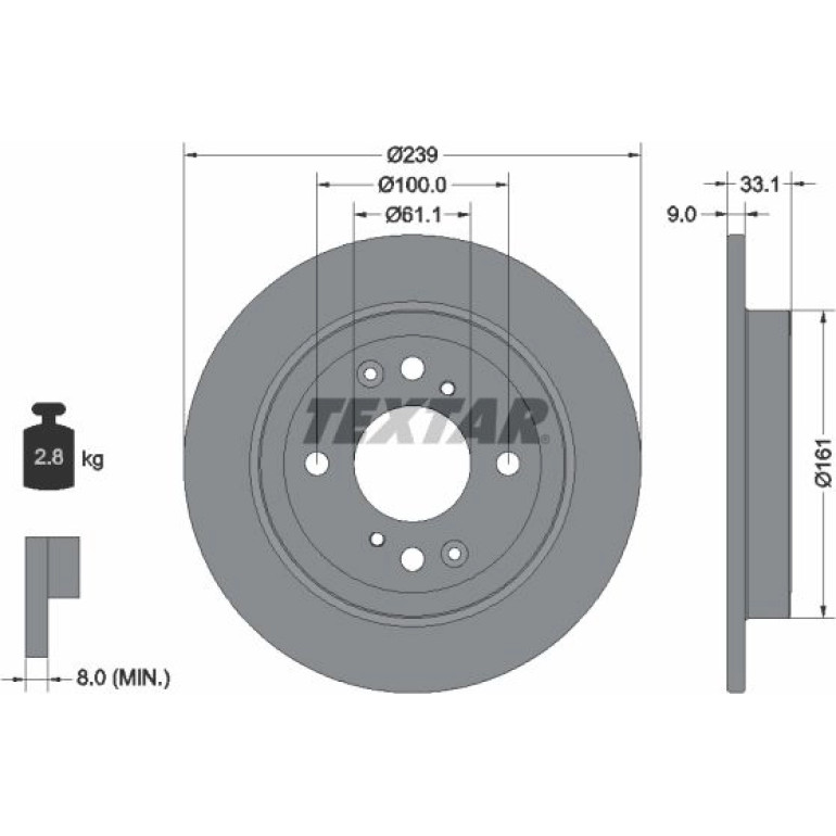 Bremsscheibe 92304403 Bremsscheibe 92304403