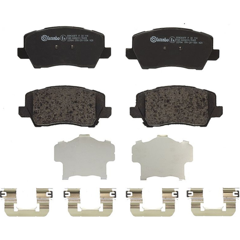 BREMBO Bremsklötze VA P 30 114 BREMBO Bremsklötze VA P 30 114