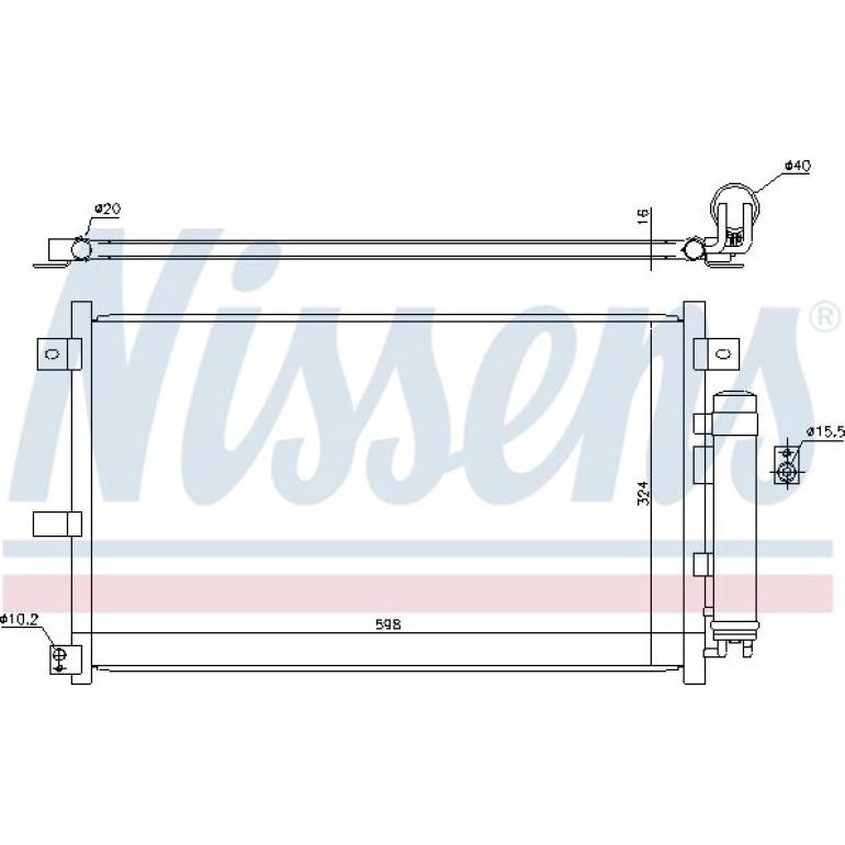 Kondensator PKW 94949 Kondensator PKW 94949