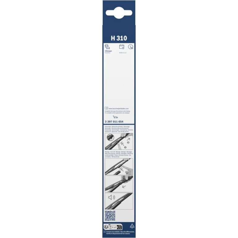 Bosch Wischerblatt H310 3397011654 Bosch Wischerblatt H310 3397011654
