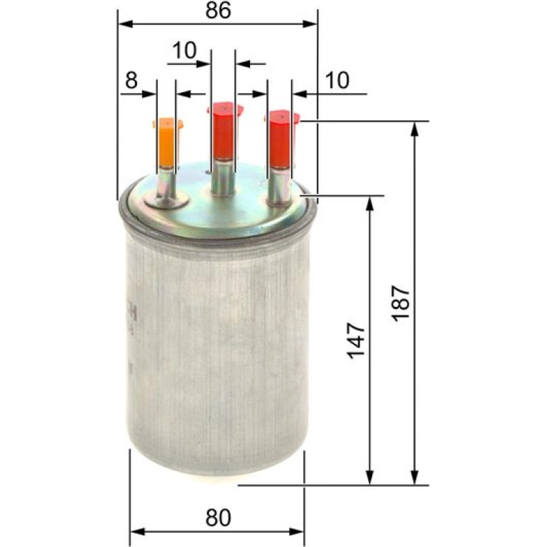 Kraftstofffilter 0 450 906 508 Kraftstofffilter 0 450 906 508