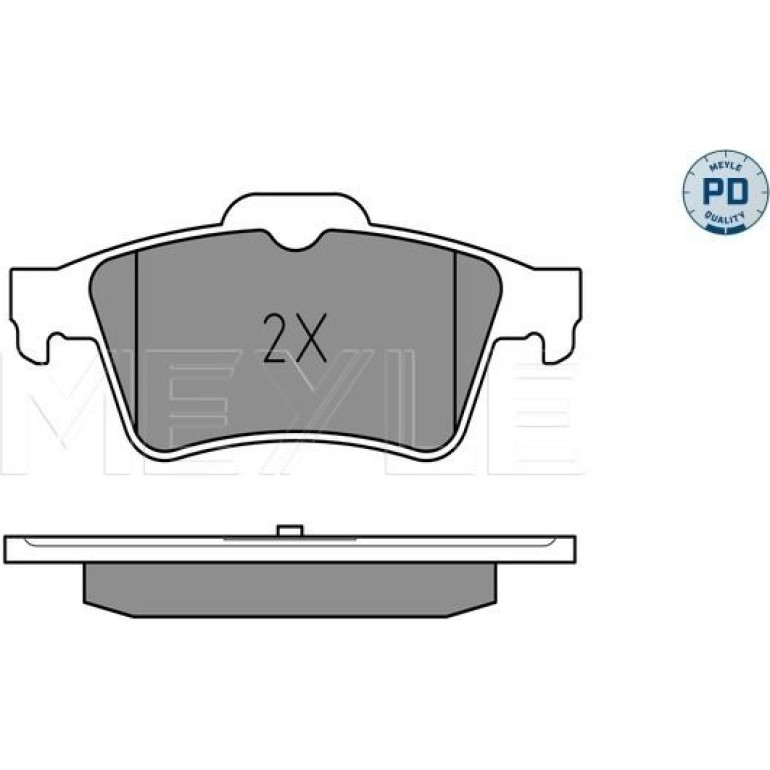 Bremsbelagsatz Nissan/Mazda T. Primera 02-/Focus Ii 025 241 3716/PD Bremsbelagsatz Nissan/Mazda T. Primera 02-/Focus Ii 025 241 3716/PD