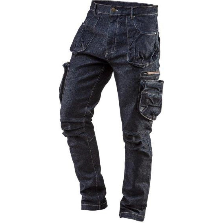 5-Pocket-Denim-Arbeitshose, Größe Xxl 81-229-XXL