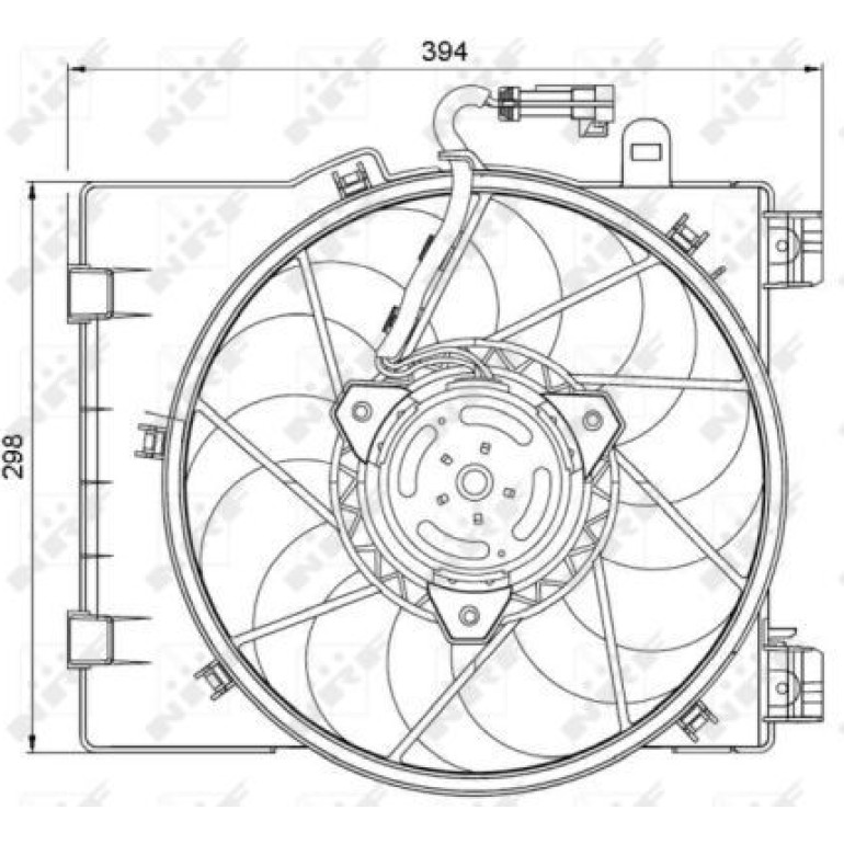 Lüfter Motorkühlung 47063 Lüfter Motorkühlung 47063