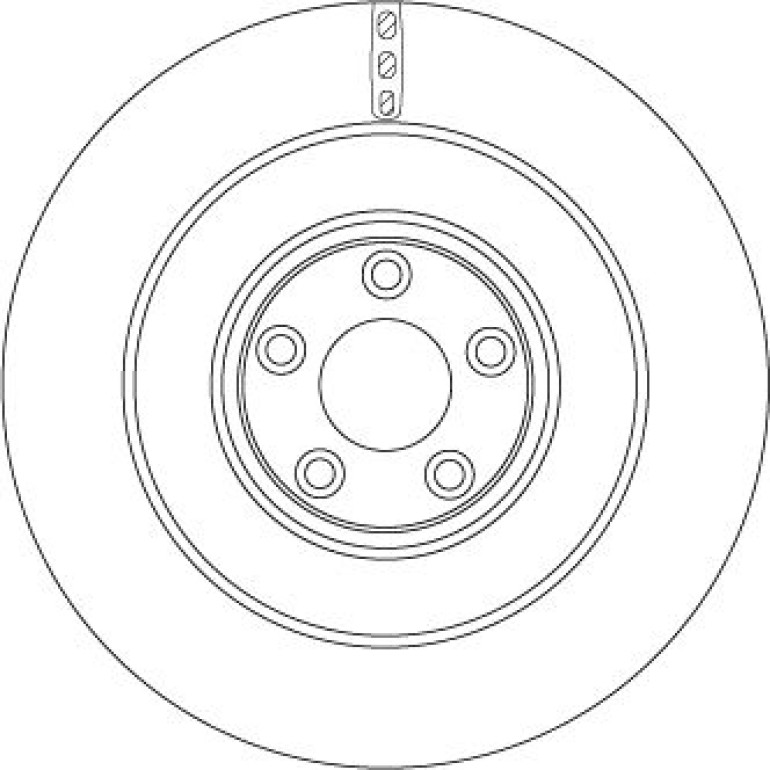 52 482 029 Bremsscheibe HA DF6654S 52 482 029 Bremsscheibe HA DF6654S